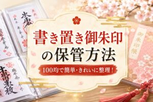 セリアの御朱印ホルダーは110円で優秀