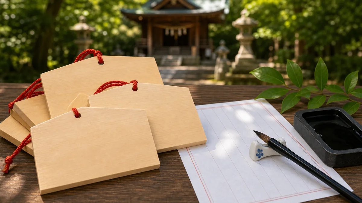 絵馬に健康の願いを書く前に押さえておきたい基本の書き方の解説画像