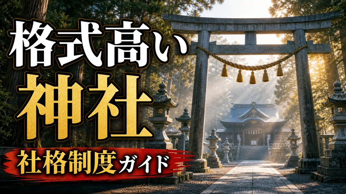 格式高い神社はどこ？社格制度の仕組みと日本を代表する神社15選を徹底解説のアイキャッチ画像