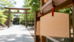神社の絵馬の書き方と奉納マナー｜値段相場500〜1,000円・願い事の例文集も紹介のアイキャッチ画像