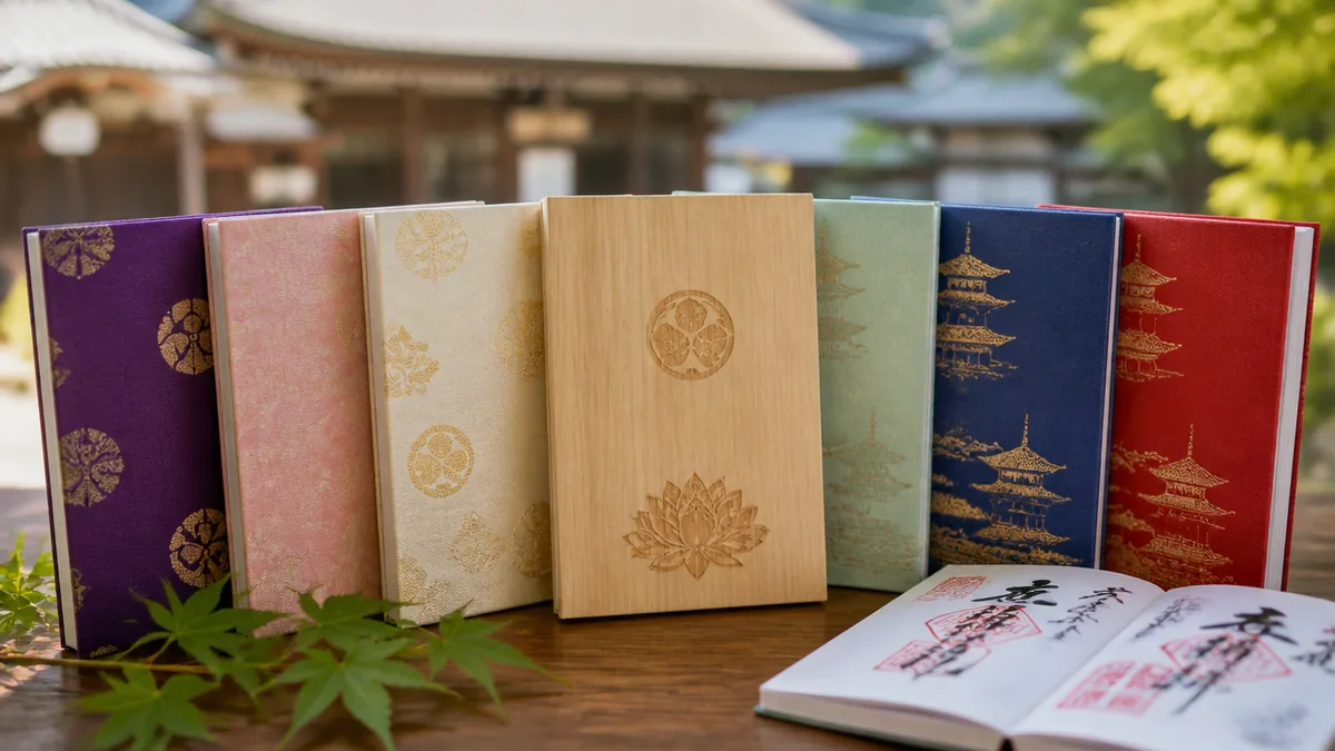 高野山で買える御朱印帳は全部で何種類？｜料金・デザインを一覧比較の解説画像