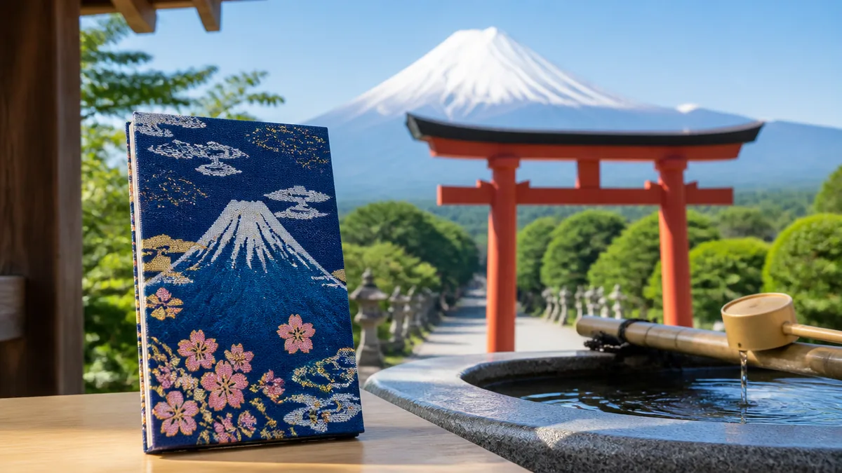 富士山の御朱印帳は全部で何種類？｜浅間神社オリジナルから市販品まで選び方を完全解説のアイキャッチ画像