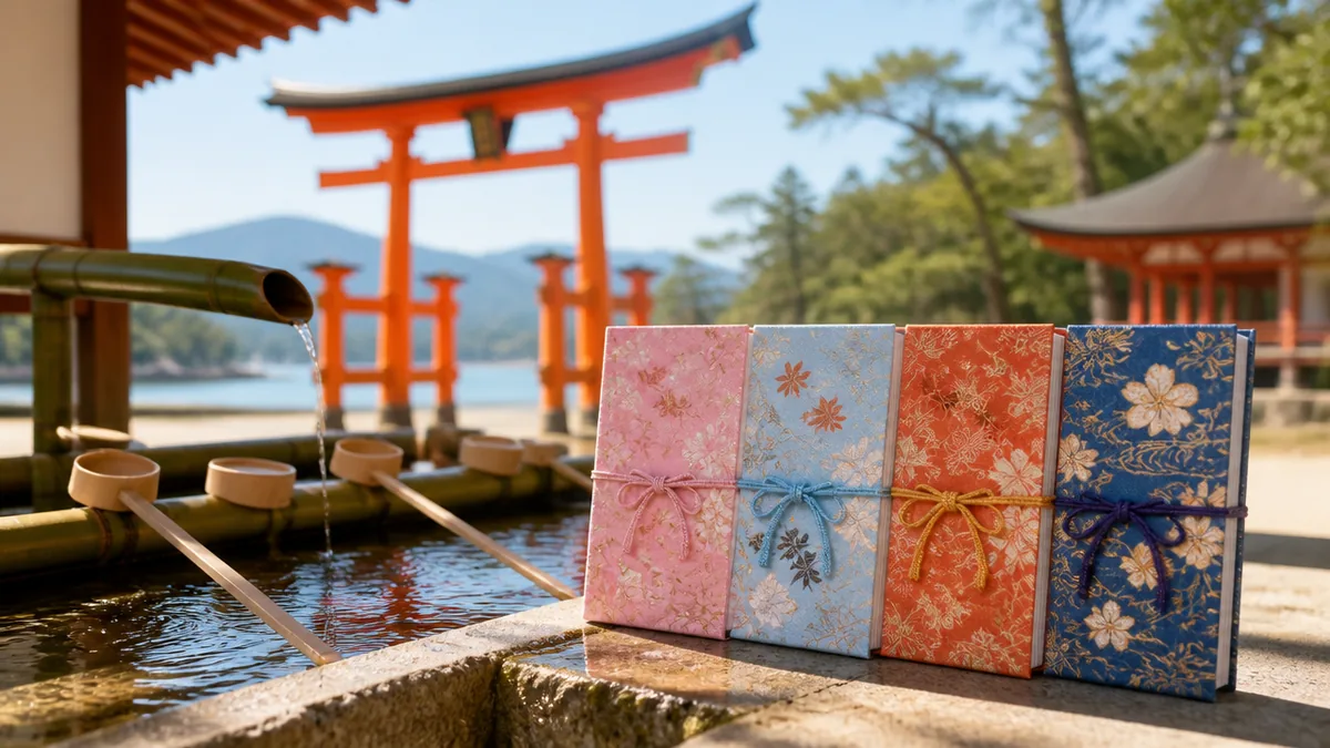 宮島で手に入る御朱印帳は全部で何種類？｜購入できる寺社と特徴を一覧で紹介の解説画像