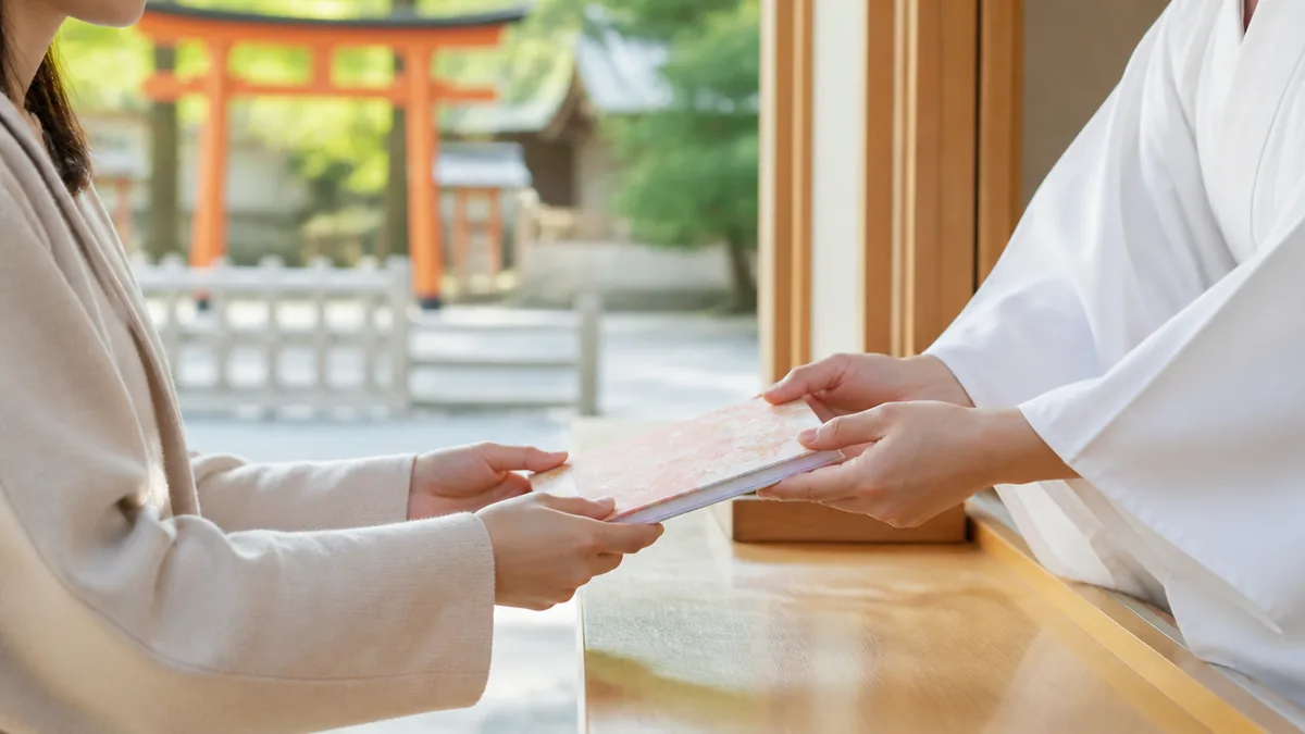 御朱印を書いていただく時にやってはいけない事｜待ち方・声かけ・撮影のルールの解説画像