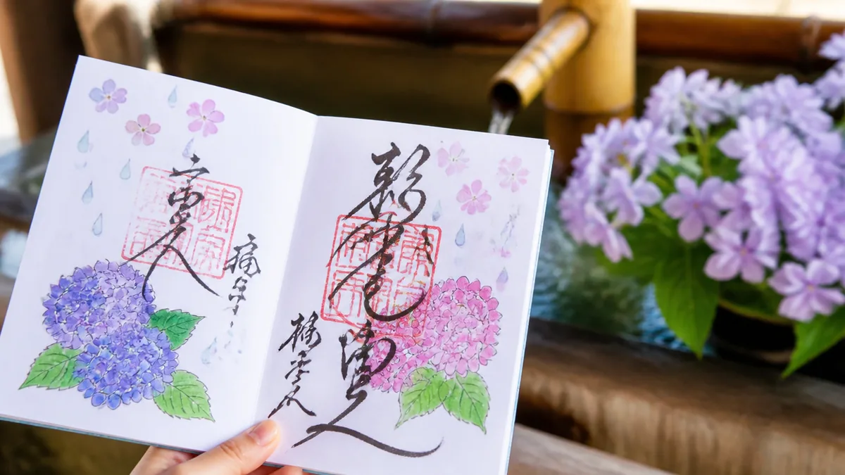 あじさい御朱印の授与時期と確実にいただくためのスケジュール術の解説画像