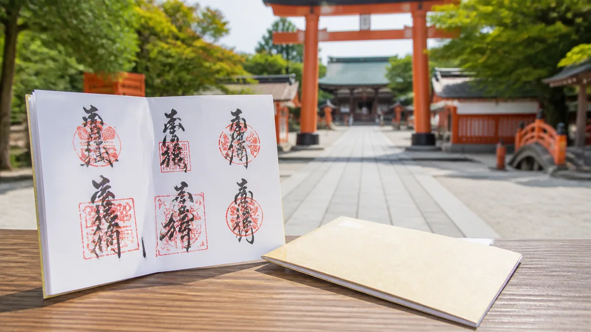 京都五社巡りの御朱印は全5種類｜専用色紙の入手方法・ルート・費用を完全ガイドのアイキャッチ画像