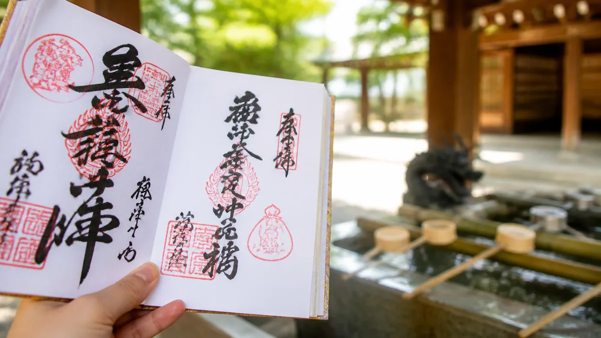 七福神巡り東京で御朱印をいただく方法｜色紙・御朱印帳・専用台紙の違いの解説画像