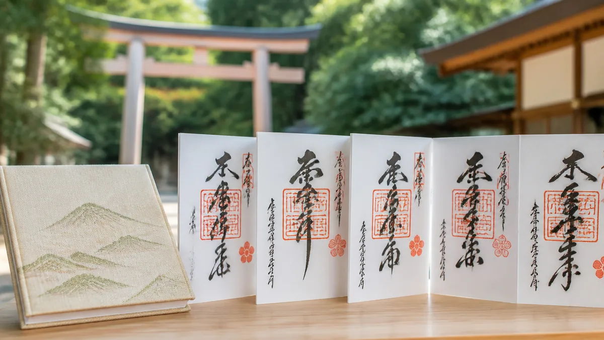 大神神社の御朱印帳は三輪山デザイン|サイズ・値段・購入場所の解説画像