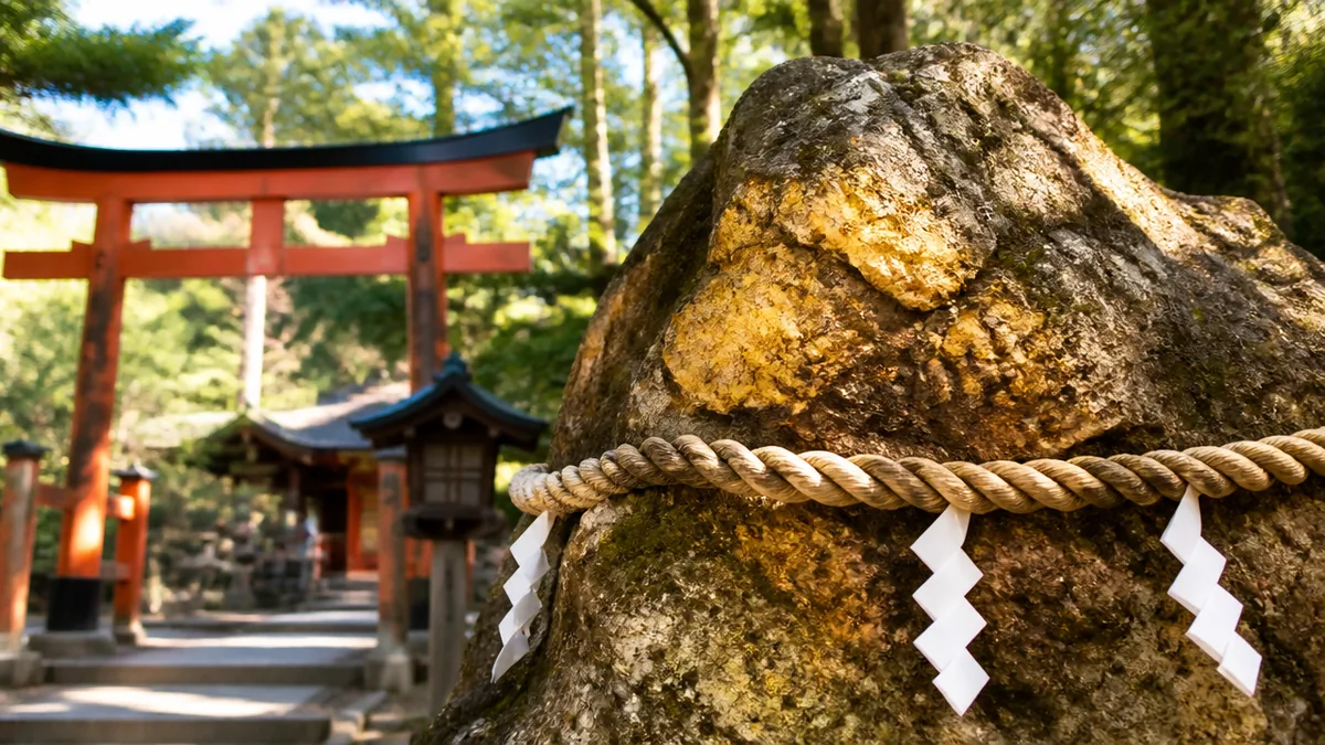 金大巌(こがねおおいわ)で感じる日吉大社スピリチュアル体験の核心の解説画像