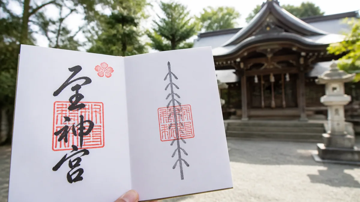 石上神宮の御朱印は2種類|七支刀の限定デザインや受付時間・料金を徹底解説のアイキャッチ画像