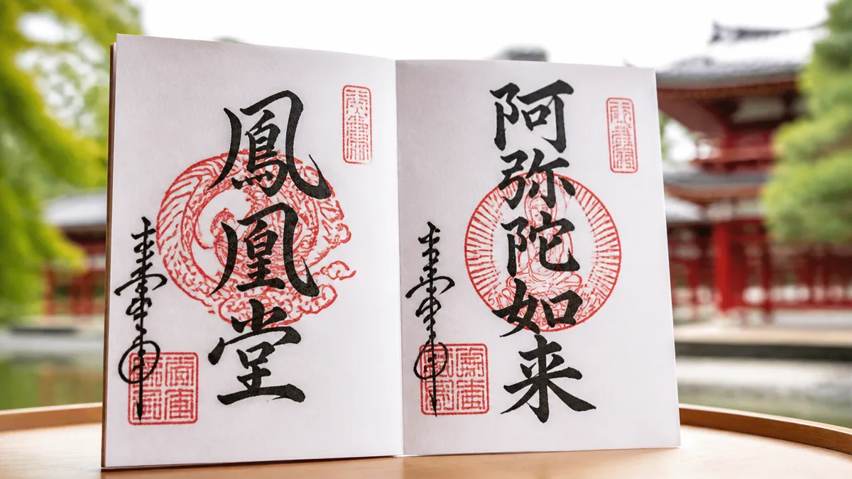 平等院御朱印は2種類｜「鳳凰堂」と「阿弥陀如来」それぞれの特徴を解説の解説画像
