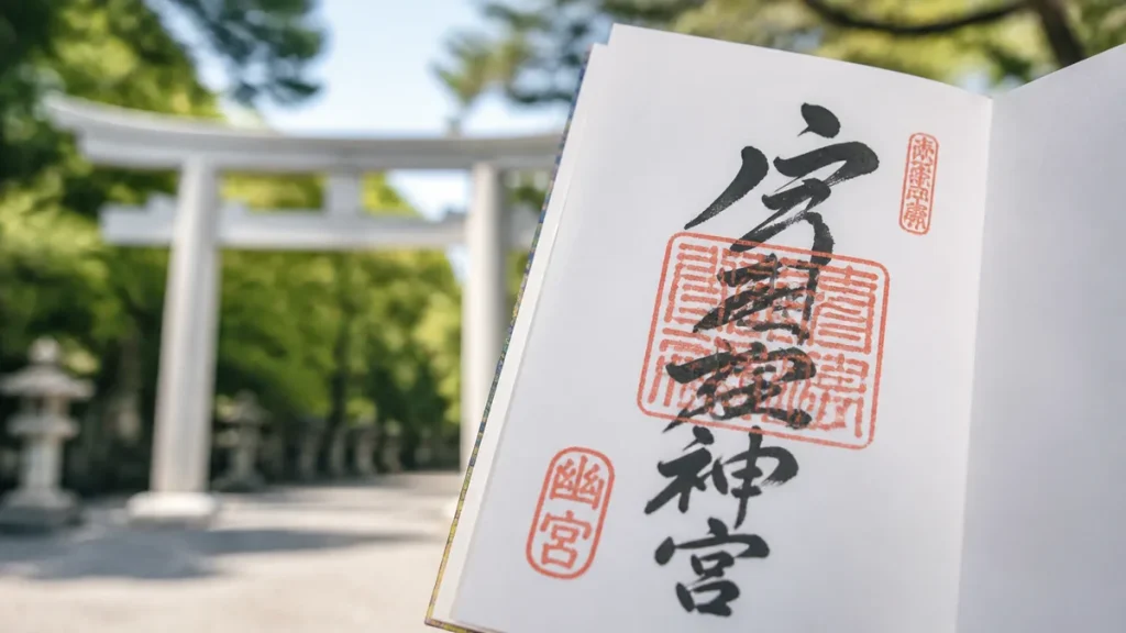 伊弉諾神宮御朱印は全国唯一の「幽宮」印入り｜料金・受付時間・御朱印帳情報まとめのアイキャッチ画像