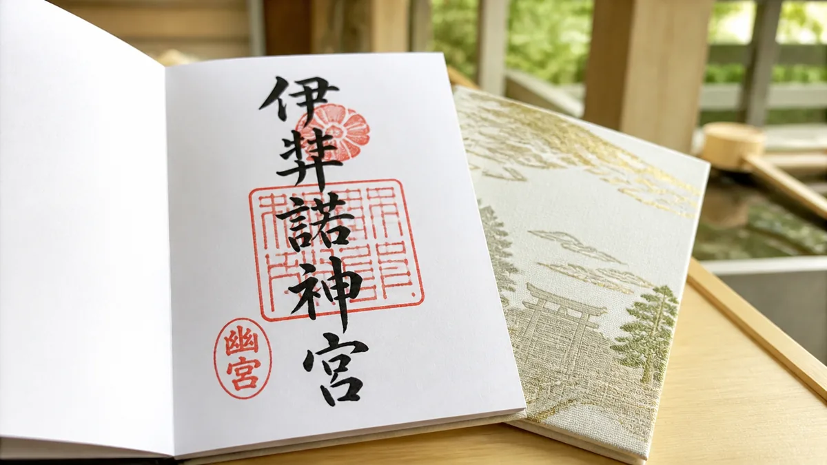 伊弉諾神宮のオリジナル御朱印帳|デザイン・サイズ・価格まとめの解説画像