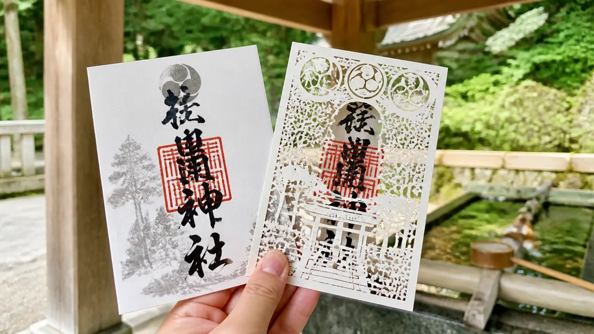玉置神社御朱印は全部で何種類？｜通常と切り絵の違いを解説の解説画像