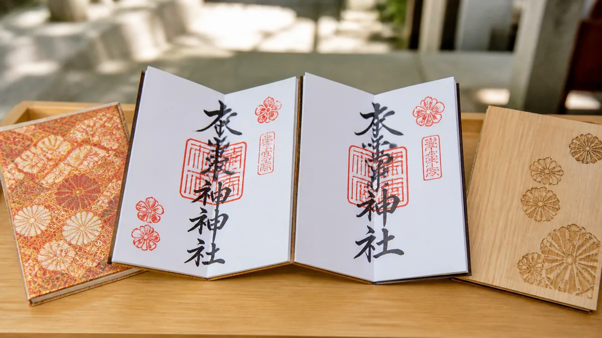 オリジナル御朱印帳｜錦と木製の2種類を比較の解説画像