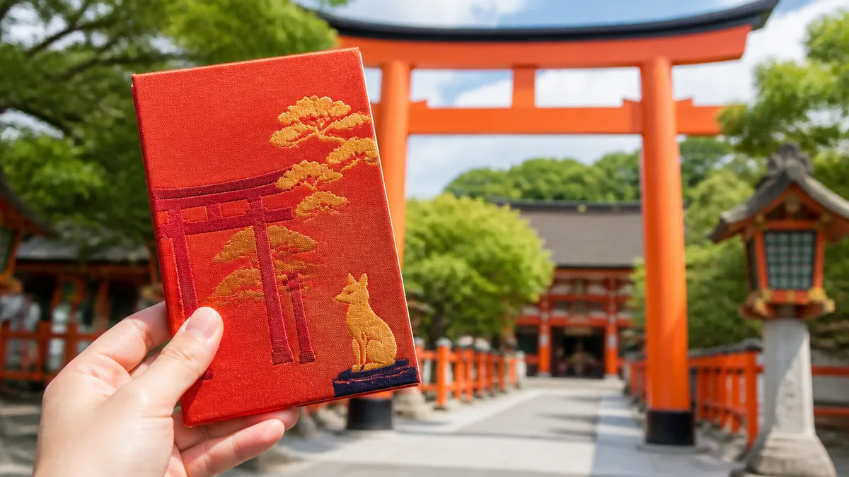 伏見稲荷大社御朱印帳は何種類？｜値段・サイズ・販売場所と選び方まとめのアイキャッチ画像