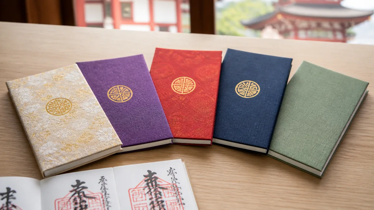御朱印帳のデザインとサイズを徹底比較|あなたに合う一冊の選び方の解説画像