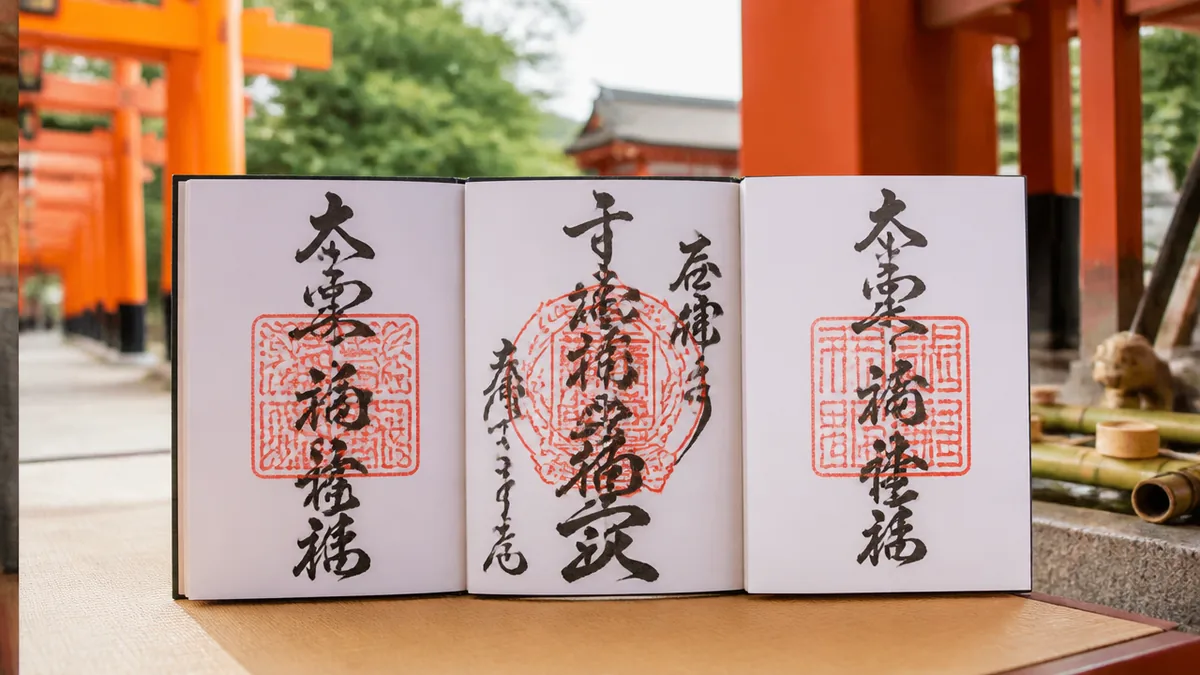 伏見稲荷大社御朱印は全部で何種類?|3か所でいただける御朱印の全体像の解説画像