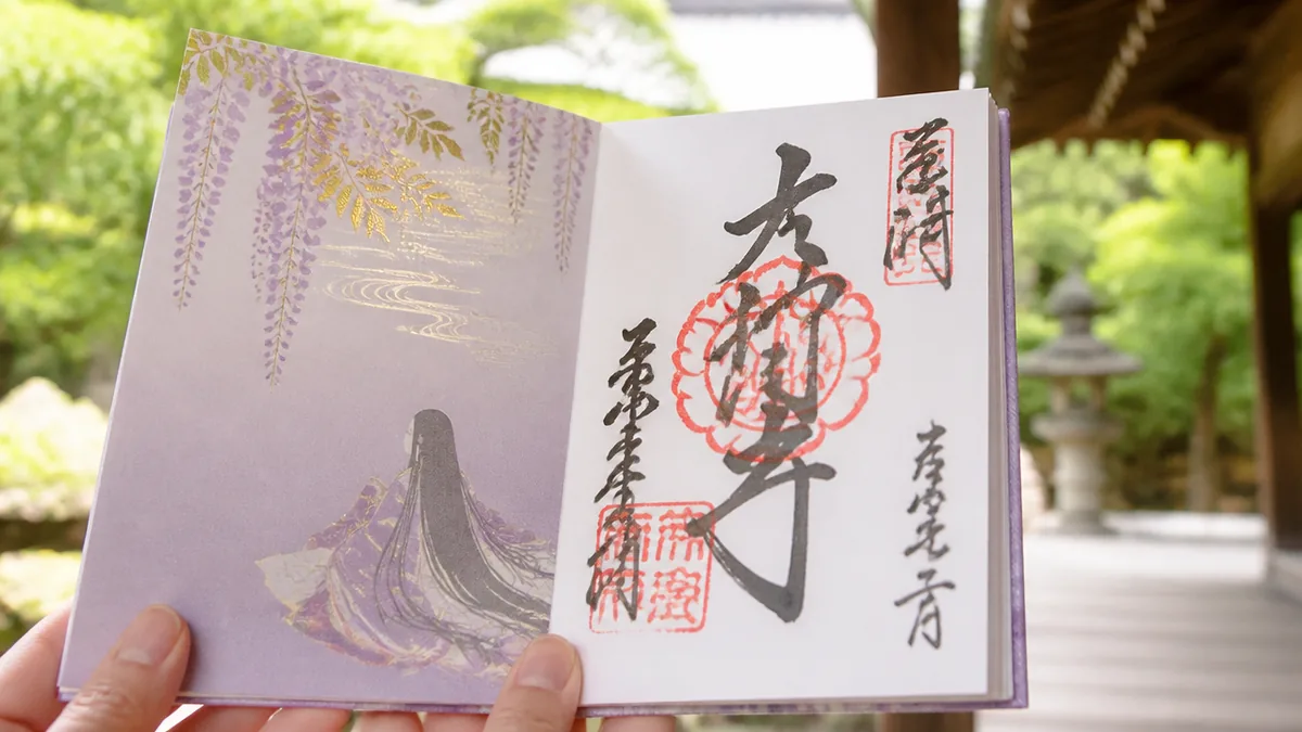 石山寺のオリジナル御朱印帳｜紫式部デザインが人気の理由の解説画像