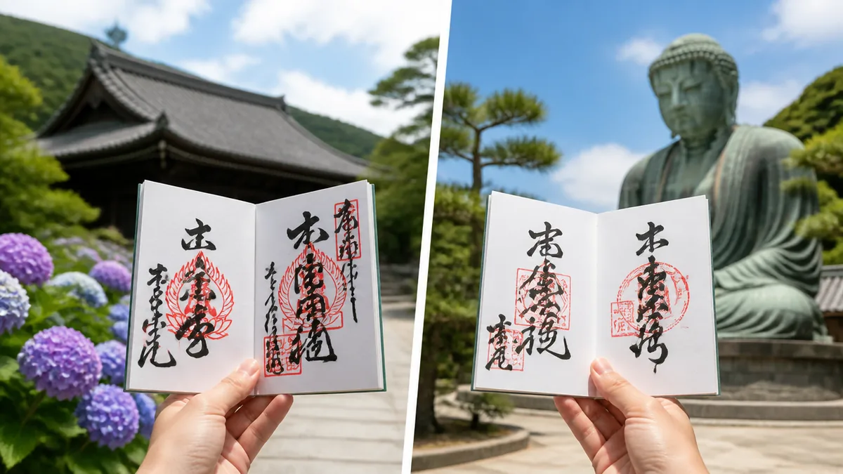長谷寺御朱印の全体像|奈良と鎌倉で種類も授与方法もこれだけ違うの解説画像