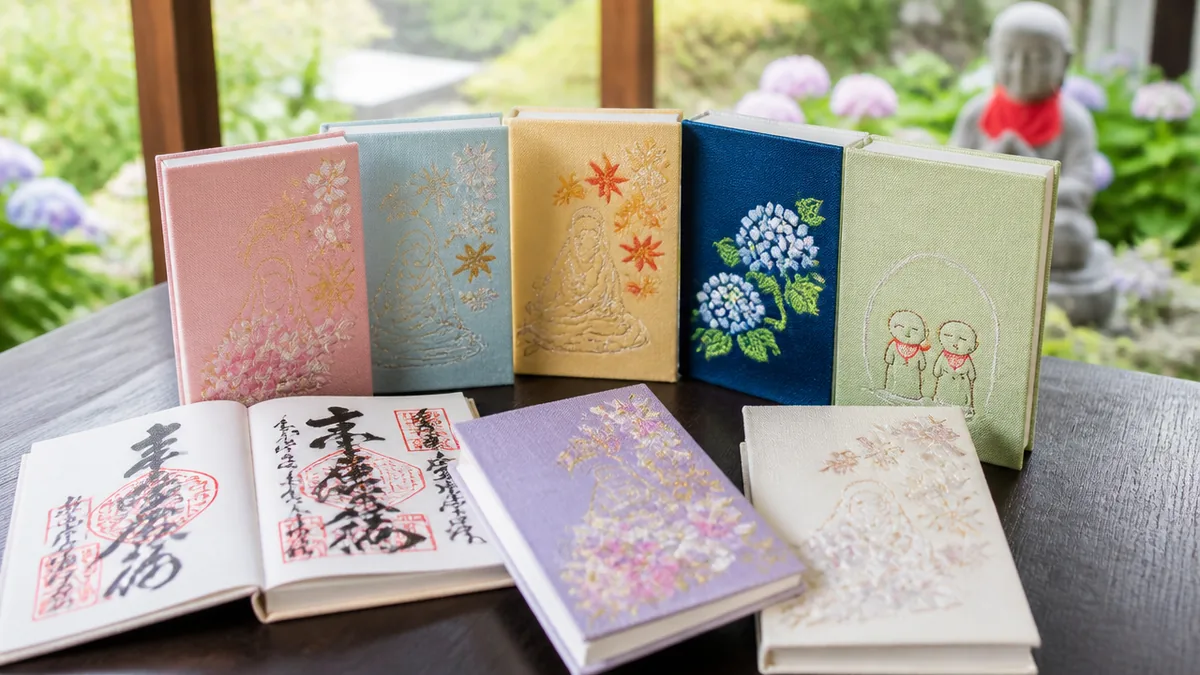 鎌倉・長谷寺御朱印帳のデザインと価格|紫陽花からお地蔵さんまで豊富な選択肢の解説画像