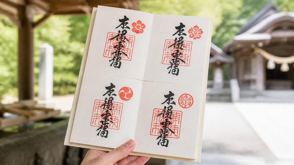 四社巡り記念品|達成条件ともらい方の解説画像